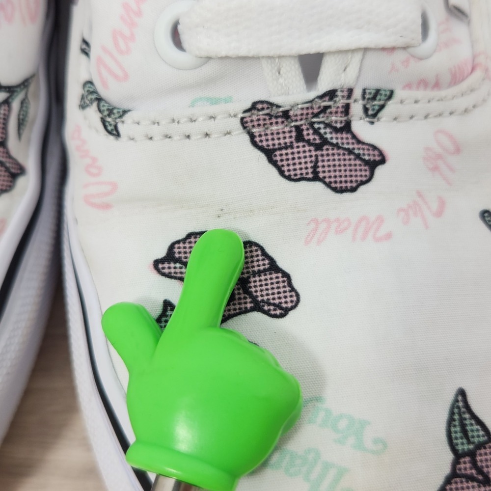 Vans Authentic Thank You‎ White & Floral Men 7.5 Women 9 - Picture 16 of 16